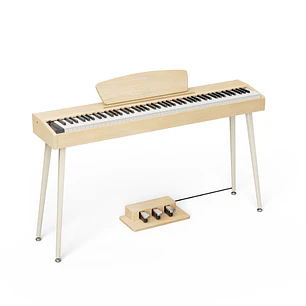 Donner DHP-100 PRO Piano Digital 88 Teclas con Mueble y 3 Pedales Beige EC7462