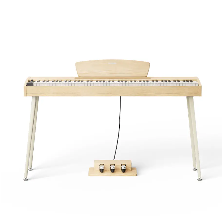 Donner DHP-100 PRO Piano Digital 88 Teclas con Mueble y 3 Pedales Beige EC7462 4