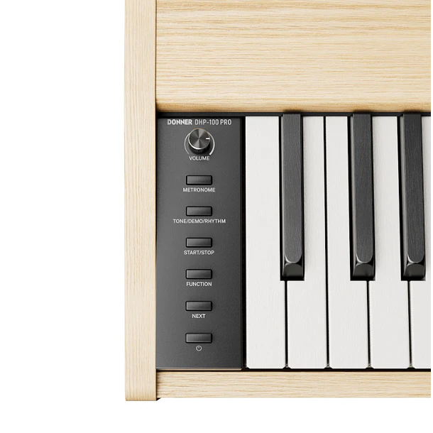 Donner DHP-100 PRO Piano Digital 88 Teclas con Mueble y 3 Pedales Beige EC7462 7