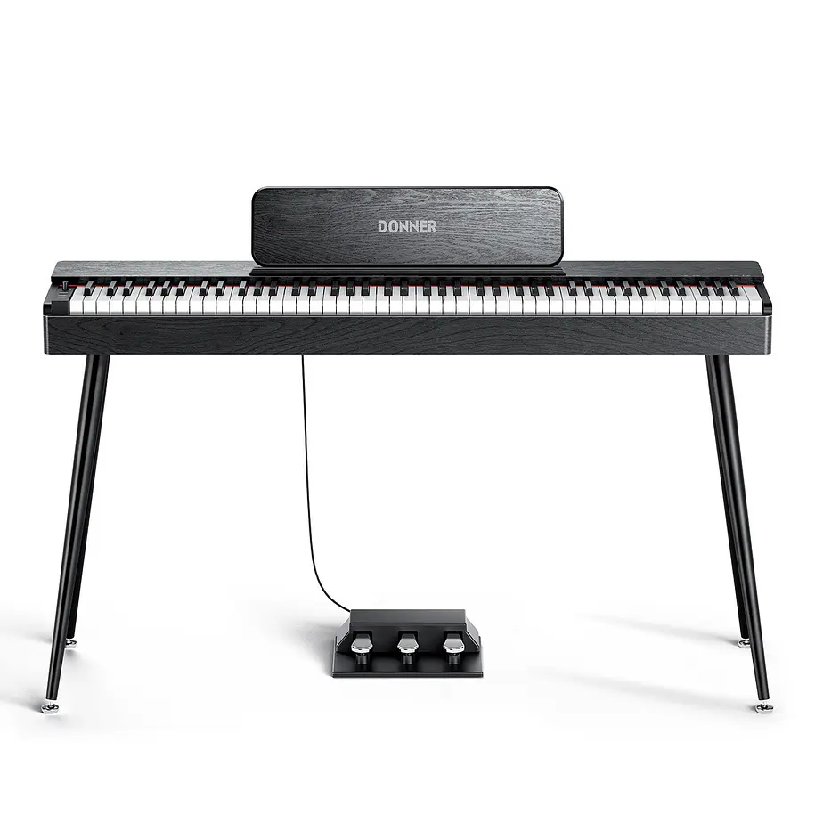 Donner OURA S100 Piano Digital 88 Teclas Acción de Martillo Graduada con Mueble Negro EC7134 1
