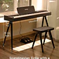 Donner OURA S100 Piano Digital 88 Teclas Acción de Martillo Graduada con Mueble Negro EC7134 - Miniatura 3
