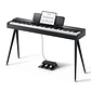 Donner OURA S100 Piano Digital 88 Teclas Acción de Martillo Graduada con Mueble Negro EC7134 - Miniatura 12