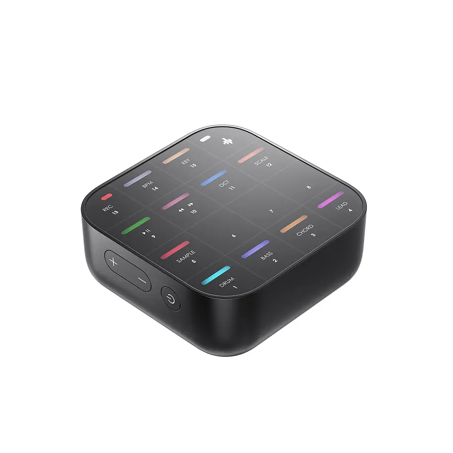 Donner MEDO Sintetizador Portátil con Sampler Looper y Parlante Integrado 16 Pads EC6764 11