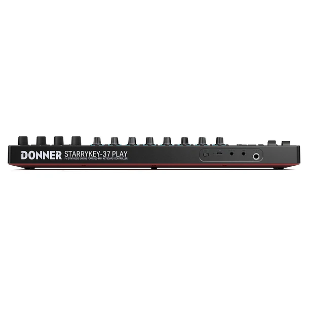 Donner STARRYKEY-37 PLAY Controlador MIDI 37 Teclas con 128 Sonidos FM 16 Pads y Conexión Inalámbrica EC7177 5