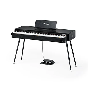 Donner DHP-600 Piano Digital Vertical 88 Teclas Acción de Martillo con Gabinete de Madera Maciza EC7458