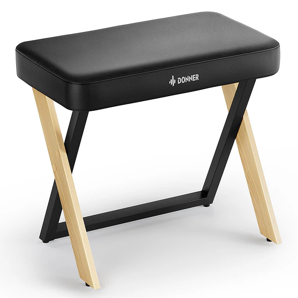 Donner DKB-300 Banco para Piano con Cojín Acolchado de 8 cm Madera Clara EC7087 2