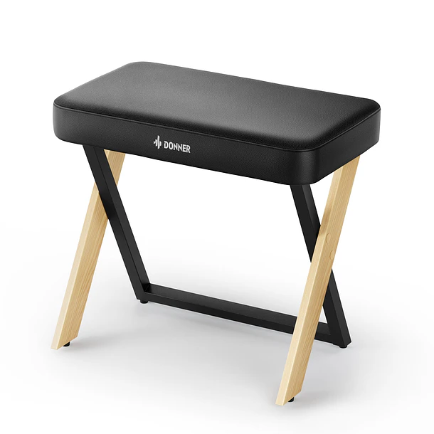 Donner DKB-300 Banco para Piano con Cojín Acolchado de 8 cm Madera Clara EC7087 9