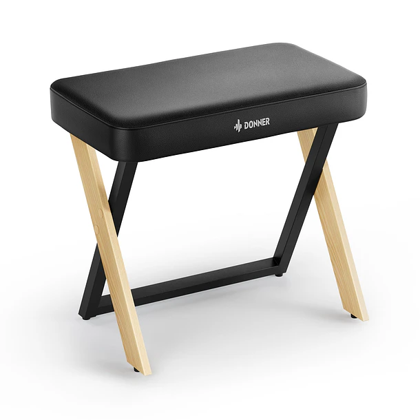 Donner DKB-300 Banco para Piano con Cojín Acolchado de 8 cm Madera Clara EC7087 10