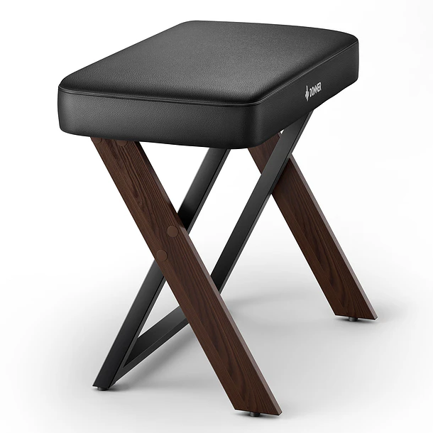 Donner DKB-300 Banco para Piano con Cojín Acolchado de 8 cm Nogal EC7089 2