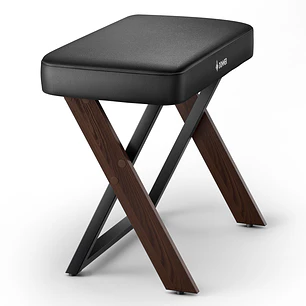 Donner DKB-300 Banco para Piano con Cojín Acolchado de 8 cm Nogal EC7089