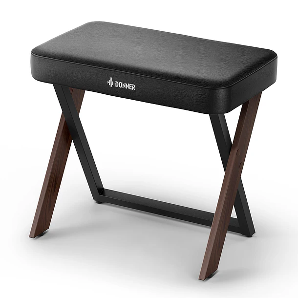 Donner DKB-300 Banco para Piano con Cojín Acolchado de 8 cm Nogal EC7089 3