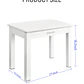 Donner DKB-10 Banco para Piano de Madera Maciza con Almacenamiento Blanco EC6612 - Miniatura 5