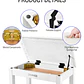 Donner DKB-10 Banco para Piano de Madera Maciza con Almacenamiento Blanco EC6612 - Miniatura 6