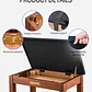 Donner DKB-10 Banco para Piano de Madera Maciza con Almacenamiento Marrón EC6634 - Miniatura 5