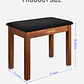 Donner DKB-10 Banco para Piano de Madera Maciza con Almacenamiento Marrón EC6634 - Miniatura 7