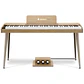 Donner DDP-60 Piano Digital Vertical 88 Teclas Semipesadas con 3 Pedales Natural EC6680 - Miniatura 2