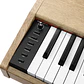 Donner DDP-60 Piano Digital Vertical 88 Teclas Semipesadas con 3 Pedales Natural EC6680 - Miniatura 3