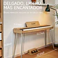 Donner DDP-60 Piano Digital Vertical 88 Teclas Semipesadas con 3 Pedales Natural EC6680 - Miniatura 6