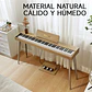 Donner DDP-60 Piano Digital Vertical 88 Teclas Semipesadas con 3 Pedales Natural EC6680 - Miniatura 8