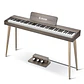 Donner DDP-60 Piano Digital Vertical 88 Teclas Semipesadas con 3 Pedales Gris Clásico EC6787 - Miniatura 3