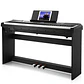 Donner DEP-20 Piano Digital 88 Teclas Acción de Martillo con Mueble y 3 Pedales Negro EC3061 - Miniatura 1