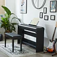 Donner DEP-20 Piano Digital 88 Teclas Acción de Martillo con Mueble y 3 Pedales Negro EC3061 - Miniatura 4