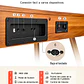 Donner DDP-80 Piano Digital 88 Teclas Acción de Martillo Graduada con Mueble Estilo Madera Natural EC3201 - Miniatura 7
