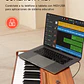 Donner DDP-80 Piano Digital 88 Teclas Acción de Martillo Graduada con Mueble Estilo Madera Natural EC3201 - Miniatura 8