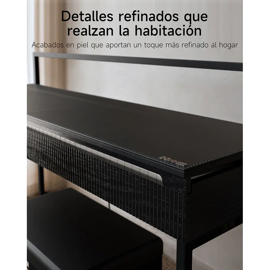 Donner OURA S300 Piano Digital 88 Teclas Acción de Martillo Graduada con Mueble y Bluetooth EC7135 7