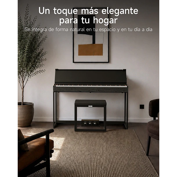 Donner OURA S300 Piano Digital 88 Teclas Acción de Martillo Graduada con Mueble y Bluetooth EC7135 8