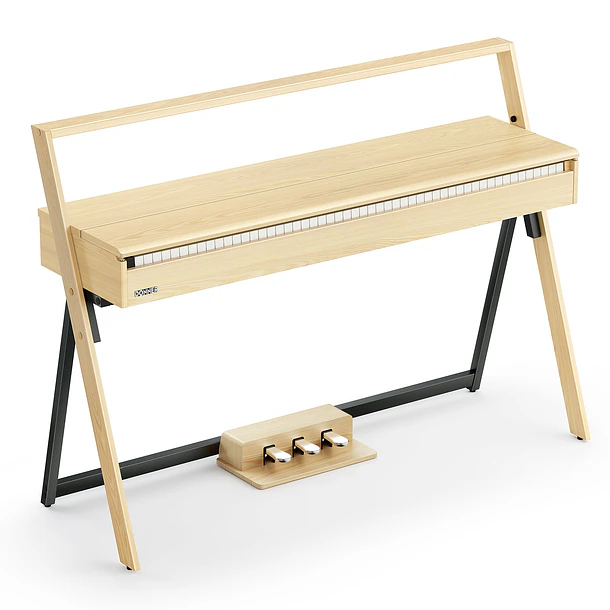 Donner OURA R300 Piano Digital 88 Teclas Acción de Martillo Graduada con Mueble Madera Clara EC7132 2