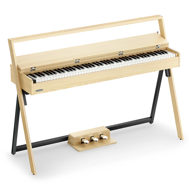 Donner OURA R300 Piano Digital 88 Teclas Acción de Martillo Graduada con Mueble Madera Clara EC7132 3