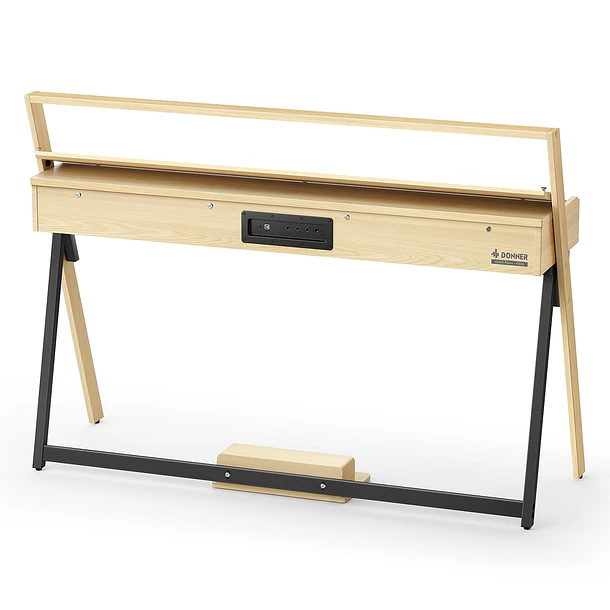 Donner OURA R300 Piano Digital 88 Teclas Acción de Martillo Graduada con Mueble Madera Clara EC7132 5