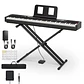 Donner DEP-20 Lite Kit Piano Digital 88 Teclas Acción de Martillo con Soporte X y Pedal EC6870 - Miniatura 2