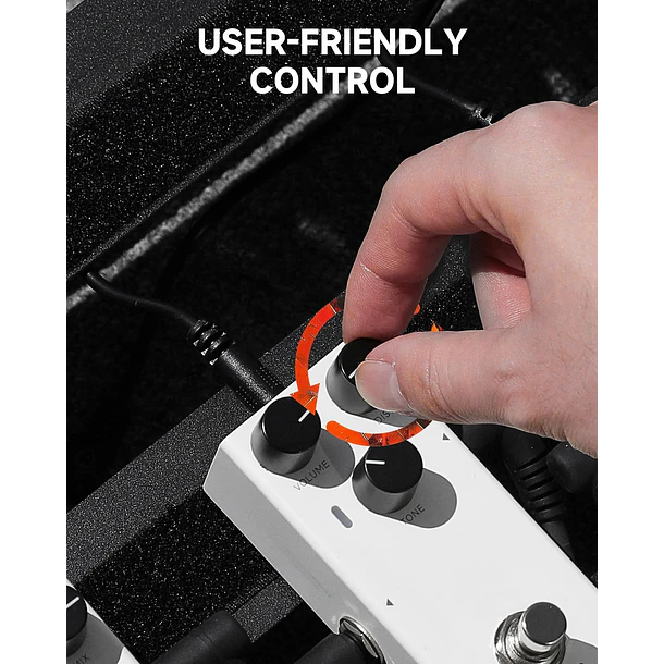 Donner EMBARK 02 DIS Pedal de Distorsión Análoga con Carcasa Personalizable EC7097 6