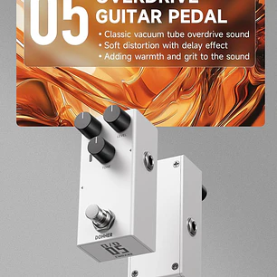 Donner EMBARK 05 O/D Pedal Overdrive Análogo con Carcasa Personalizable EC7099