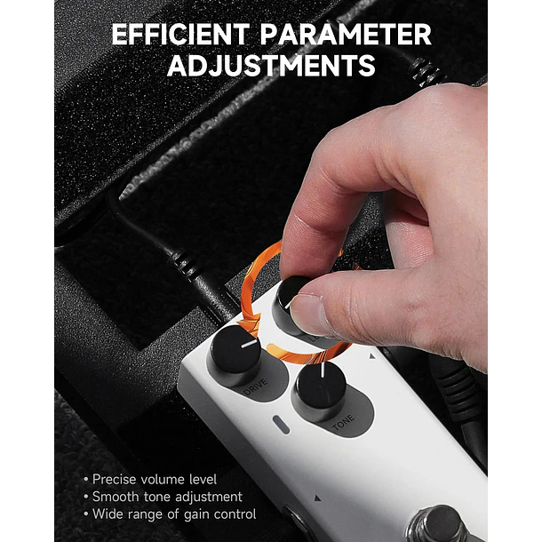 Donner EMBARK 05 O/D Pedal Overdrive Análogo con Carcasa Personalizable EC7099 6