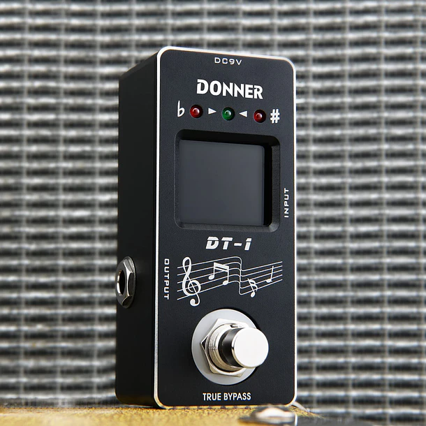 Donner DT-1 Pedal Afinador Cromático True Bypass con Pantalla LED EC772 6