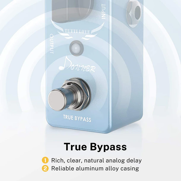 Donner Tutti Love Pedal Chorus Análogo para Guitarra y Bajo EC744 3
