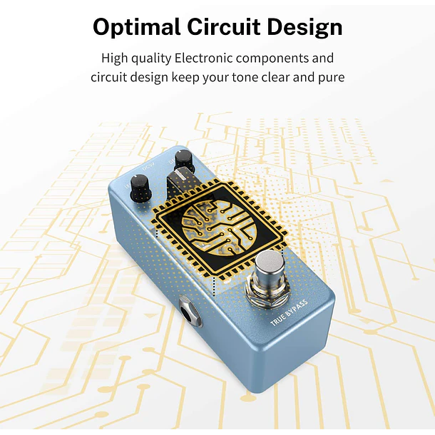 Donner Tutti Love Pedal Chorus Análogo para Guitarra y Bajo EC744 5