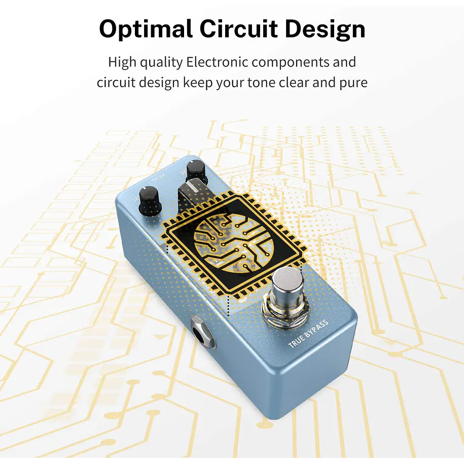 Donner Tutti Love Pedal Chorus Análogo para Guitarra y Bajo EC744 5