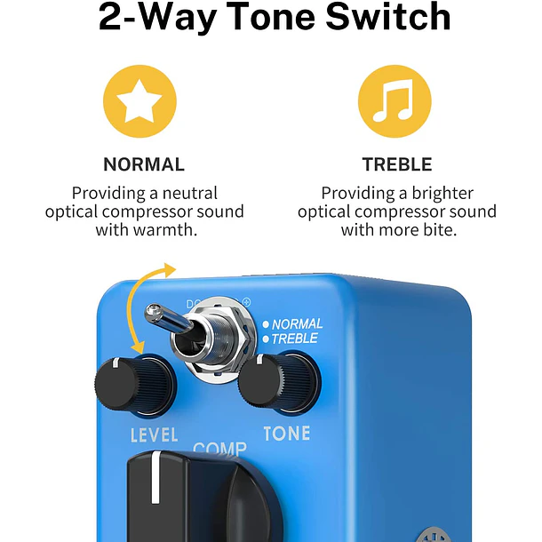Donner Ultimate Comp Pedal Compresor Análogo Óptico EC888 2