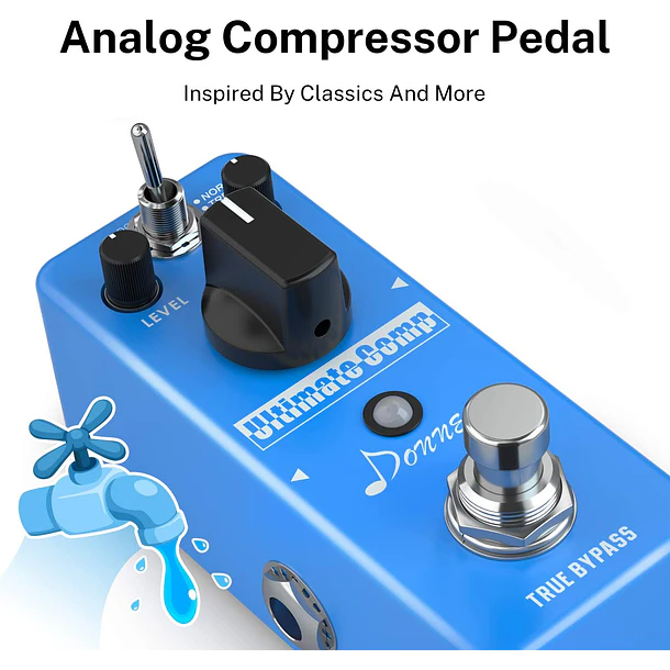 Donner Ultimate Comp Pedal Compresor Análogo Óptico EC888 4