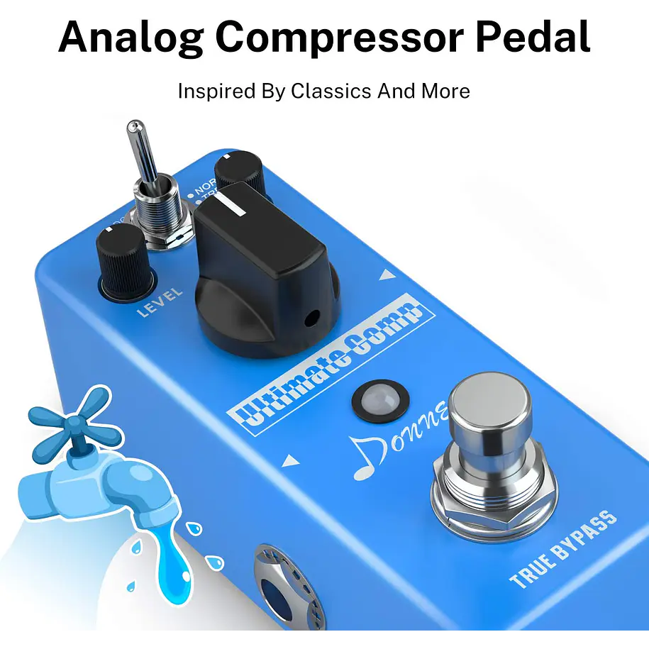 Donner Ultimate Comp Pedal Compresor Análogo Óptico EC888 4