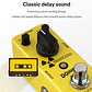 Donner Yellow Fall Pedal Delay Análogo True Bypass EC748 - Thumbnail 3