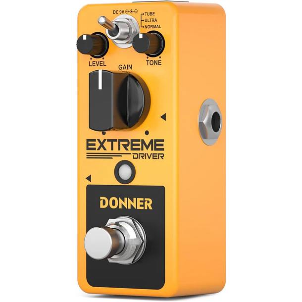 Donner Extreme Driver Pedal de Distorsión Análoga con 3 Modos EC1177 3