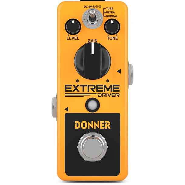 Donner Extreme Driver Pedal de Distorsión Análoga con 3 Modos EC1177 4