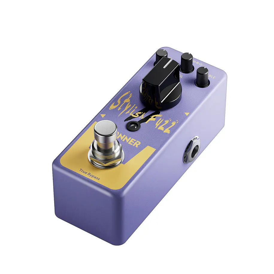 Donner Stylish Fuzz Pedal Fuzz Clásico True Bypass EC6643 3