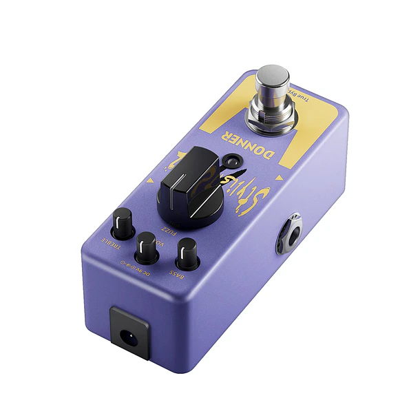 Donner Stylish Fuzz Pedal Fuzz Clásico True Bypass EC6643 4