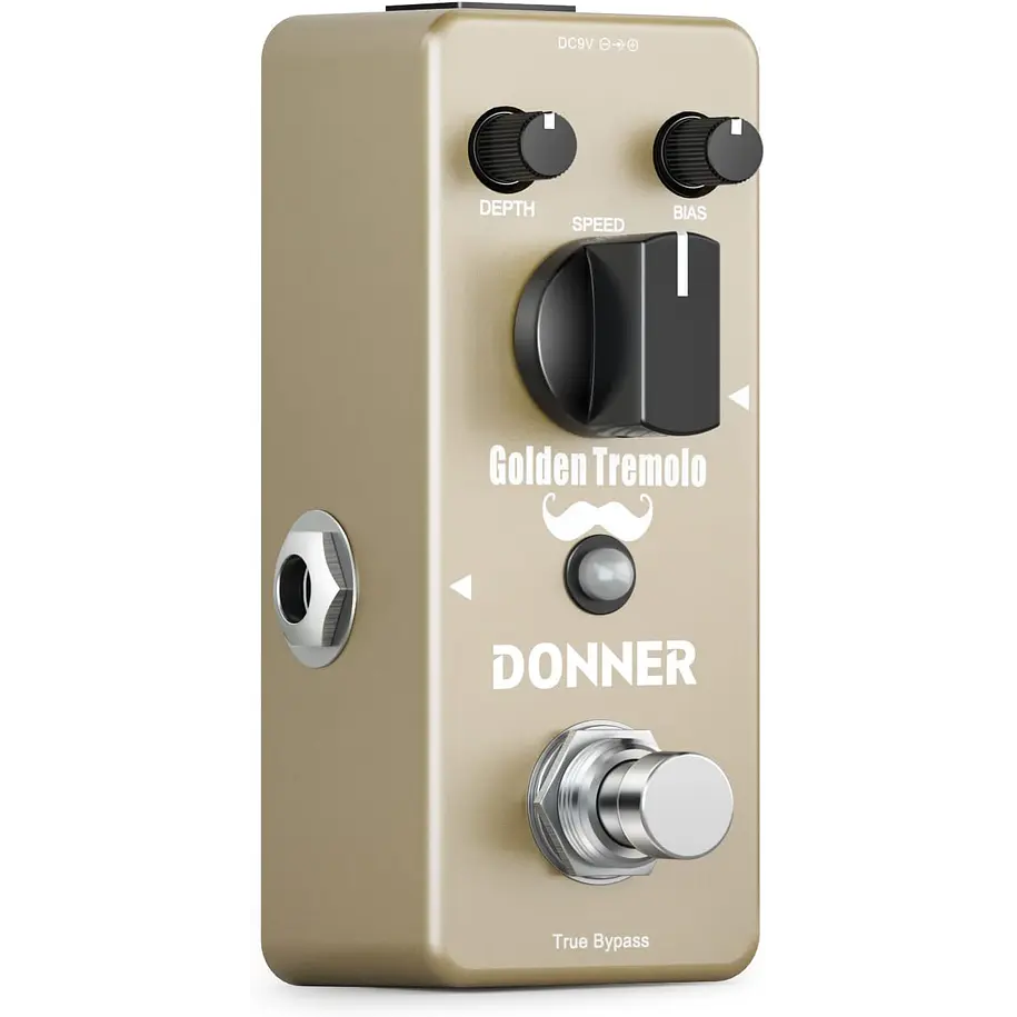 Donner Golden Tremolo Pedal Trémolo Análogo para Guitarra y Bajo EC887 6